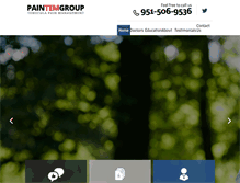 Tablet Screenshot of paintemgroup.com